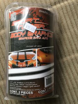 Racing Stripes - Black carbon Fiber 3.5”