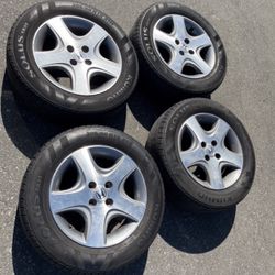 4 X 205/60r15 4x3.94 4x100 Stock Honda Civic Nissan Sentra Versa Fit Miata Xb Xa Corolla Wheels Good 80% Treads Tires!