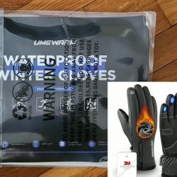 Winter Gloves Men Women Made with 3M Thinsalute 