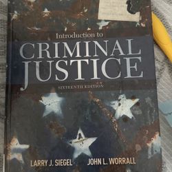 Criminal Justice 16th Edition