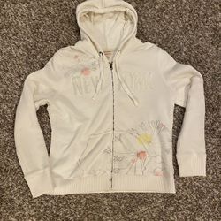New York Zip-up Hoodie Size L