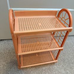 3-Tier Plastic Storage Rack – Compact & Functional