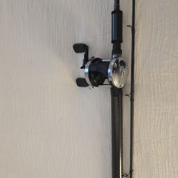 Okuma Carbon Fiber SST 8.6ft fishing rod & Abu Garcia 6501 C3 (Left hand) reel - New! Obo