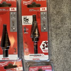 Milwaukee Step Bits Brand New And All Sizes Available