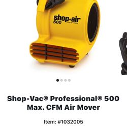 Shop-Vac Portable Blower/Dryer,120V AC,12 ft 1032005 Shop-Vac 1032005