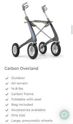 ByAcre Rollator walker carbon overland