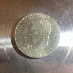 7696 Eisenhower Silver dollar