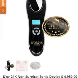 D’OR 24K Prestige Sonic Face Device 
