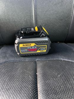 Dewalt 20v 60v  flexvolt 6.0ah battery