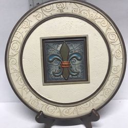 Fleur De Lis Wall Plaque 