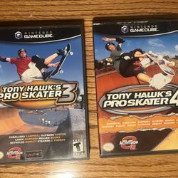 Tony Hawk Pro Skater 3 4 Nintendo GameCube TESTED/WORKING CIB