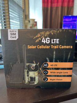 4G LTE Solar Cellular Trail Camera