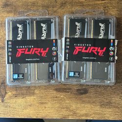 Kingston Fury Beast RGB 16GB 6000MT/s DDR5 CL40 DIMM Desktop Memory (Kit of 2) 