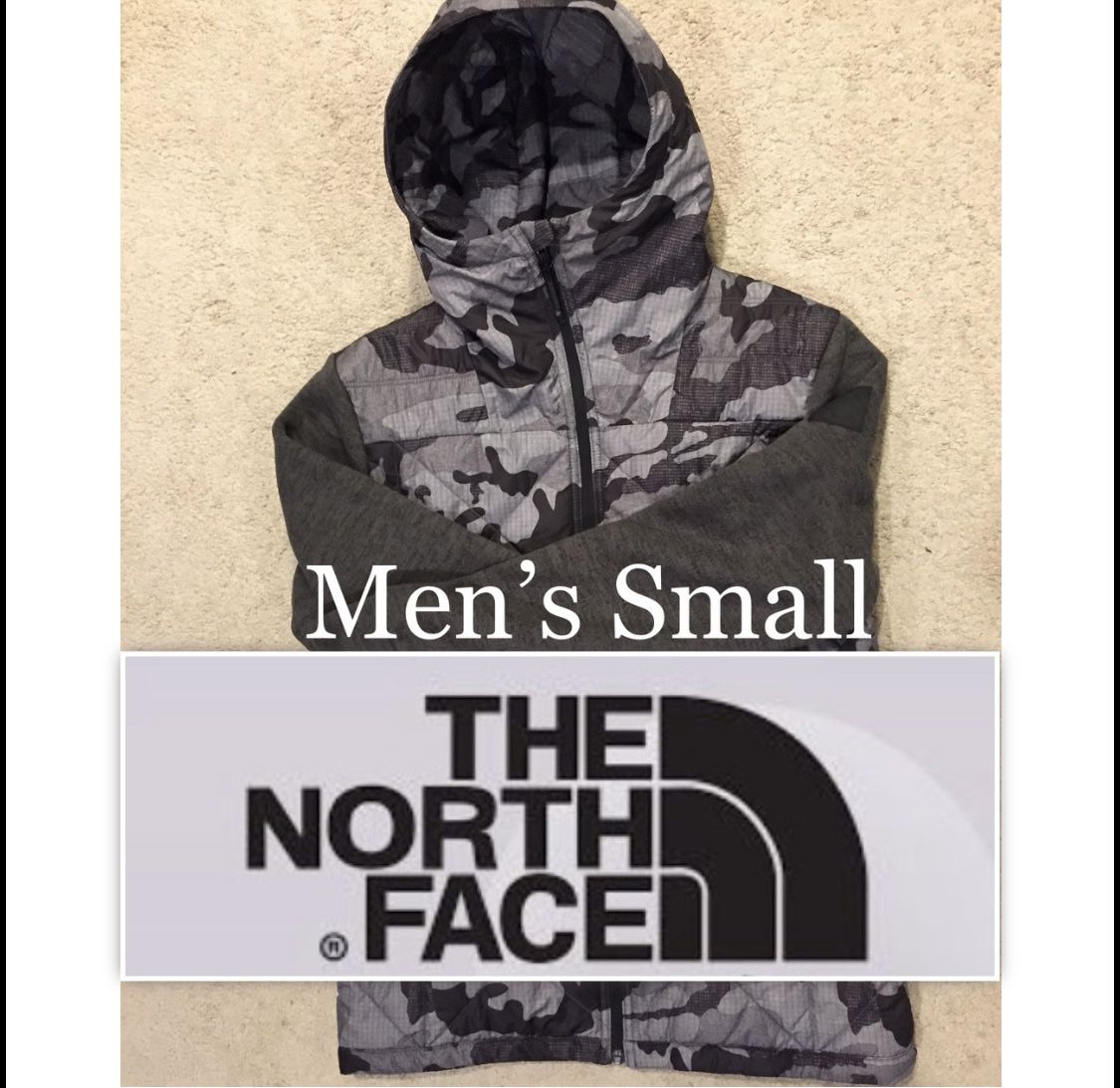 NORTH FACE / “SHADOW CAMO” Insulated Semi-Puffy Coat WATERPROOF Jacket w/ Hood / Men’s Small (S) / Retails $170 +Tax / Brand New w/ Tags!! / Camo