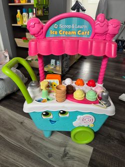 Leap frog ice cream cart