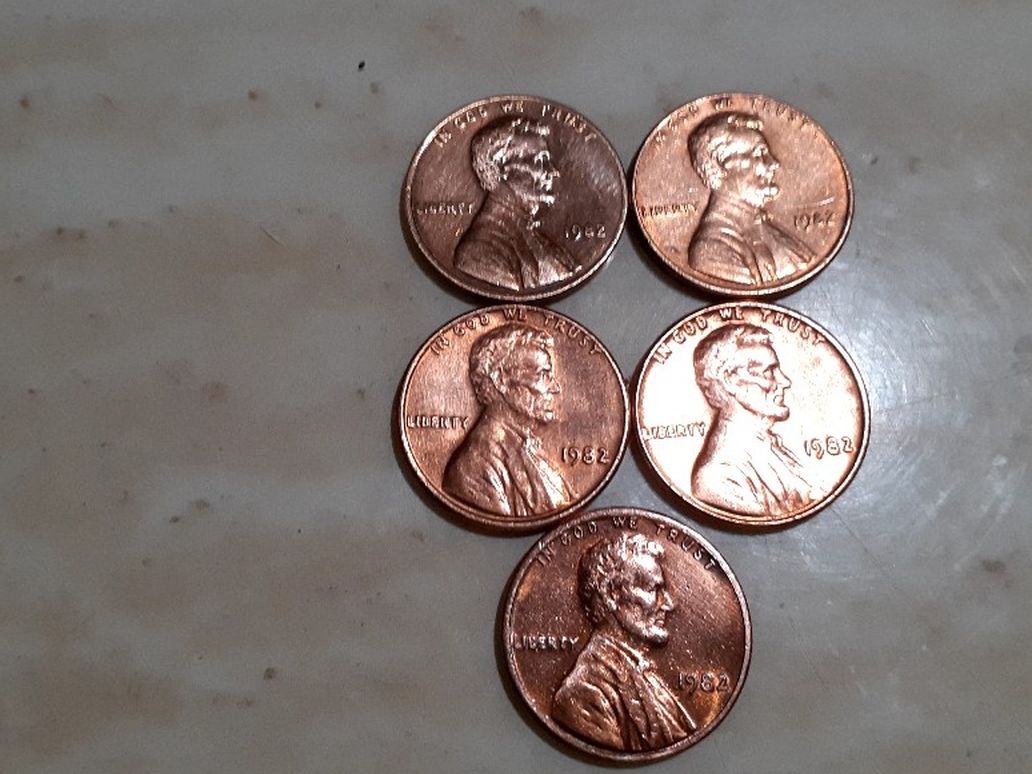 1982 Transitional Pennies