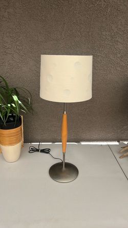 MCM wood and metal Lamp
