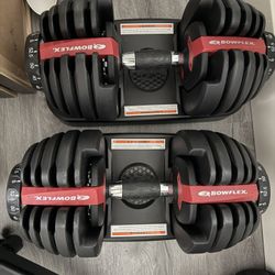 Bowflex 552 Adjustable Dumbells + Bench