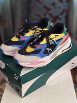 Rare PUMA RS-Fast International Flags 381456-01 - Mens Size 9.5 - EUC