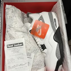 Jordan 4 White Cement