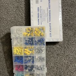 Solderless Terminal Supply Kits 450pc 