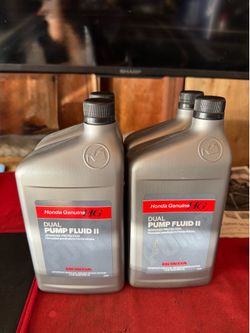 Honda dual pump fluid