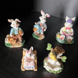 Assorted bunny very cute figurines