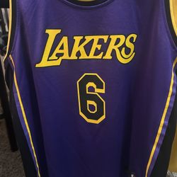 Kids Lakers LeBron Jersey Size L
