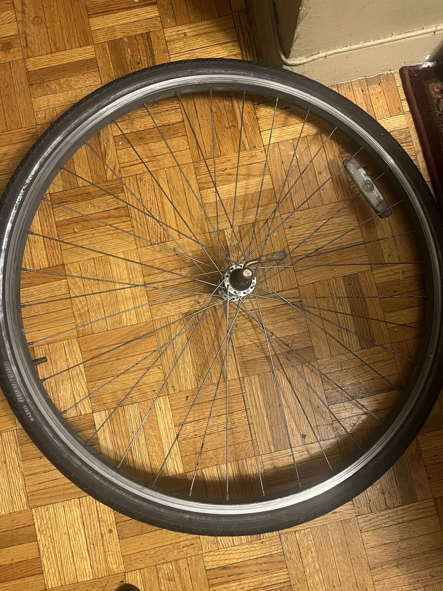 Bike wheel , tire, tube 26”