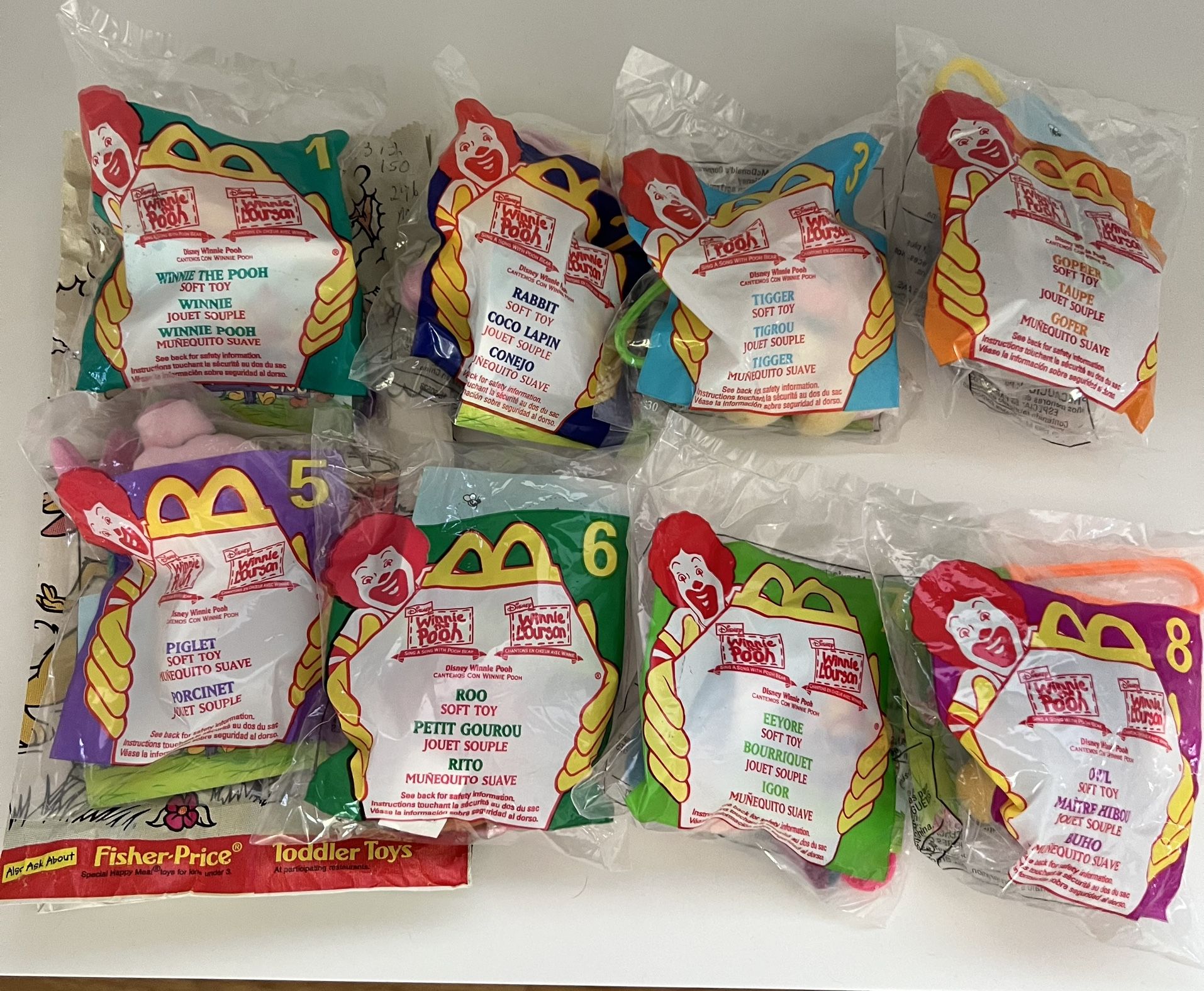 Vintage Disney/McDonalds Soft toys