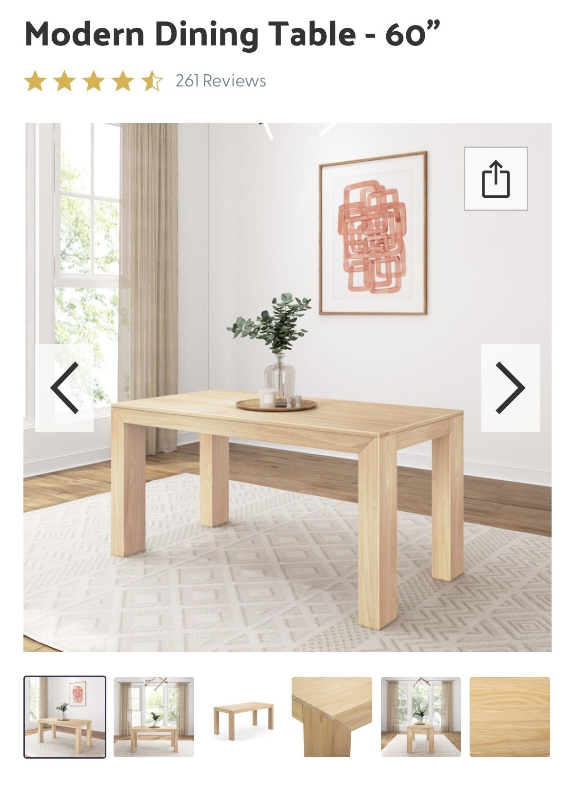 Plank + Beam Dining Table