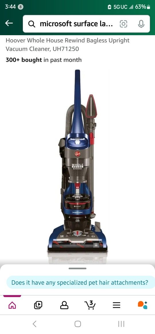 Hoover Whole House Rewins Bagless