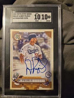 Albert Pujols Autograph  Dodgers 