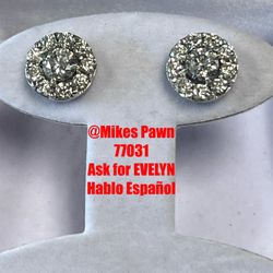 10kt White Gold Diamond Earrings 3.30ctw 4.5grams
