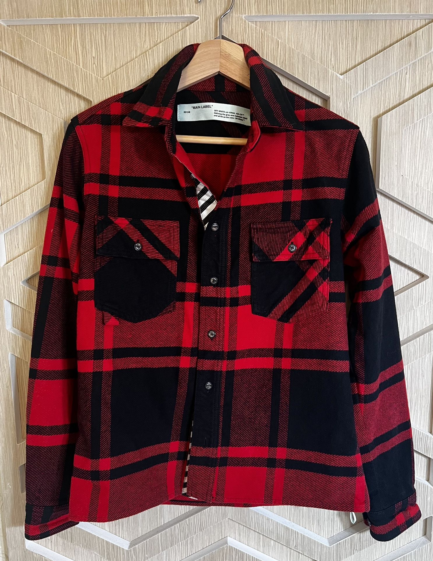 Off White Flannel Shirt