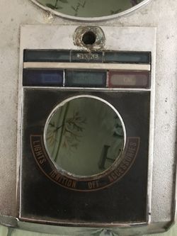 Vintage Harley Davidson dash