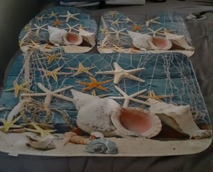 Ocean Bathroom rug set