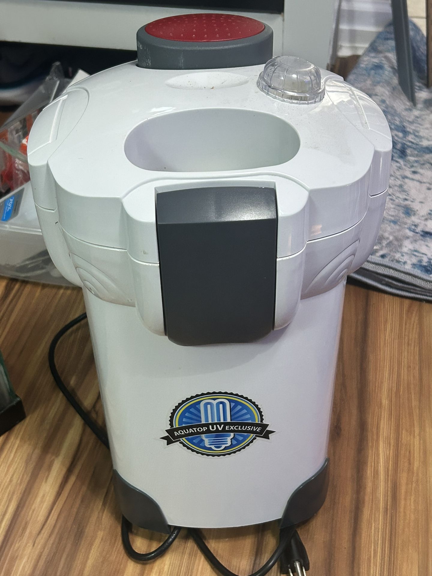 AQUATOP CF-400UV 4-Stage 370 GPH Canister Filter w/ Vortex Prime & 9W UV