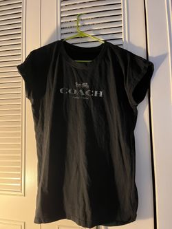 COACH black t-shirt