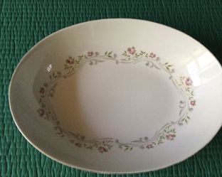 Summit “Rose Bud” big bowl/platter