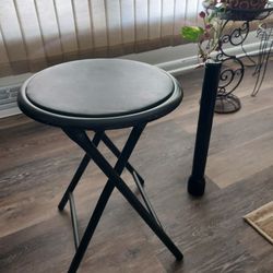 Small Foldable Chair And 17 Inch Flash Light