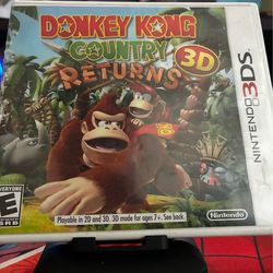 Donkey Kong Returns 3DS