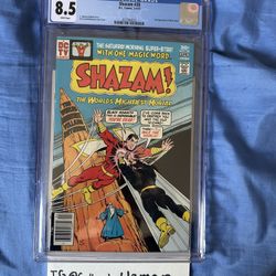 SHAZAM #28 CGC 8.5 WHITE PAGES 1977 2ND BLACK ADAM! CAPTAIN MARVEL! DC