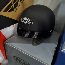 Motorcycle half helmet size medium brand new DOT approved HJC helmet