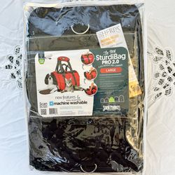 New SturdiBag PRO 2.0 Original Deluxe Flex Height Pet Carrier Large Travel Black