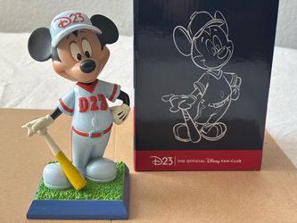 D23 Official Disney Fan Club Mickey Mouse Baseball Figurine Angels giveaway 8/12/2026
