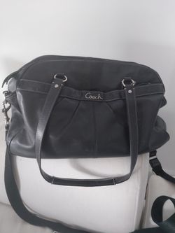 Coach baby bag leather