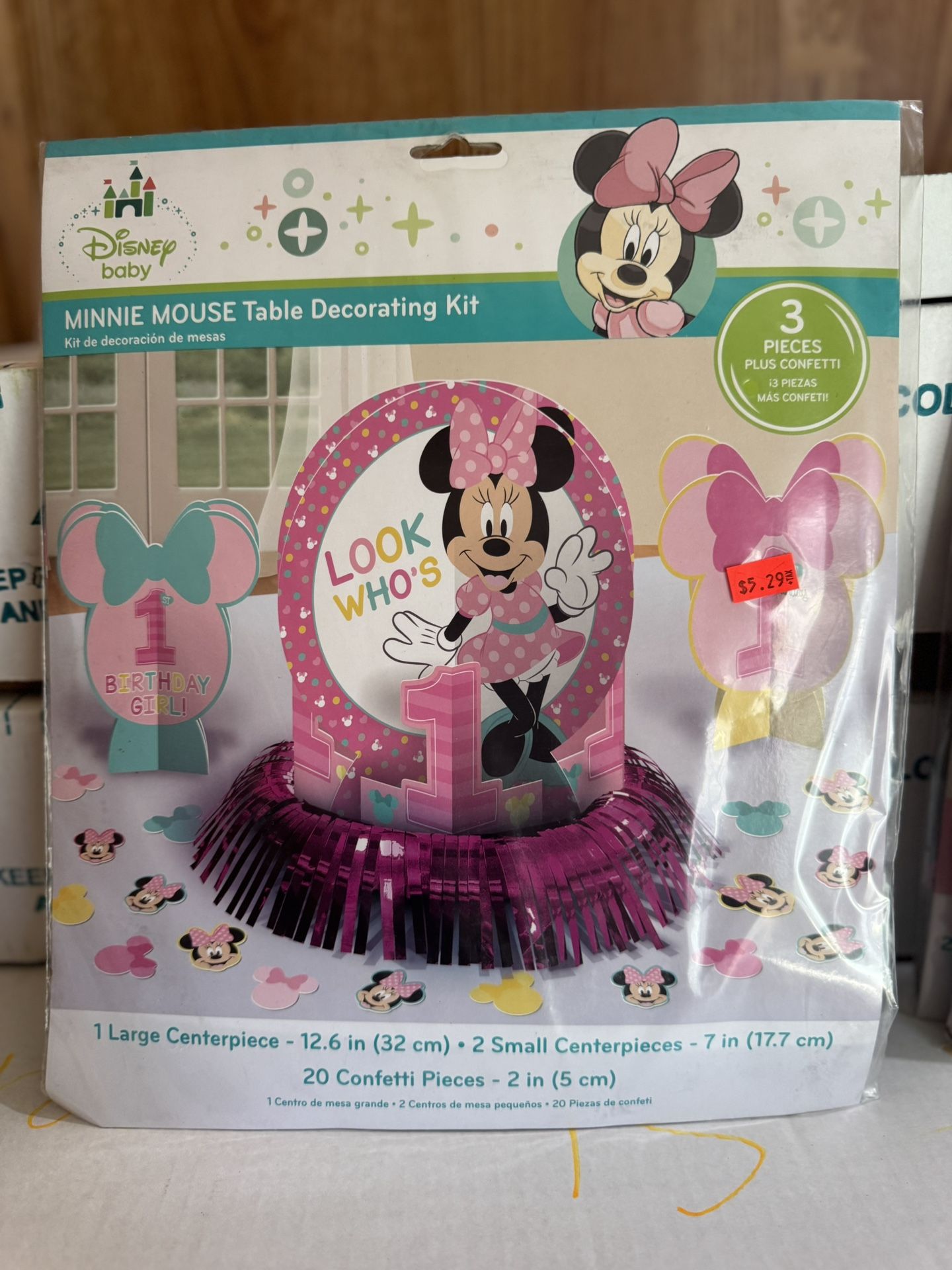 Minnie Mouse Table Center Piece
