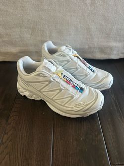 Salomon XT-6 White Lunar Rock Sneakers