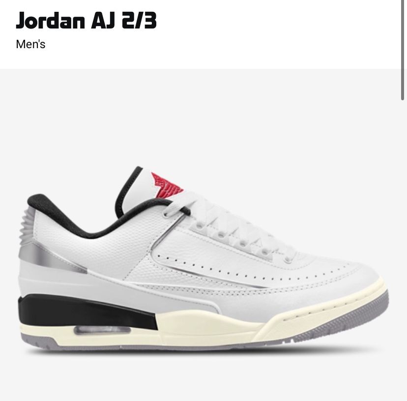 Jordan 2/3 